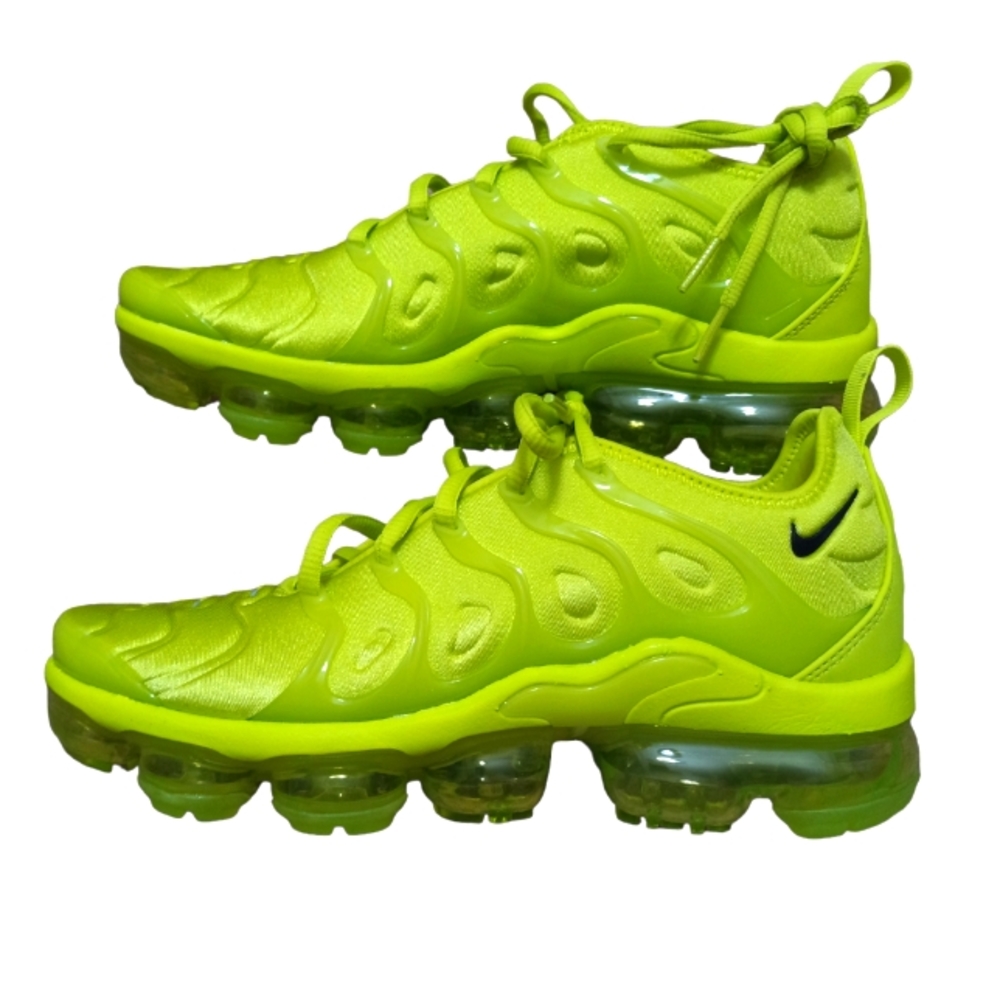 Women's 8 Nike Air VaporMax Plus Tennis Ball Volt Yellow Sneakers DX1784-300